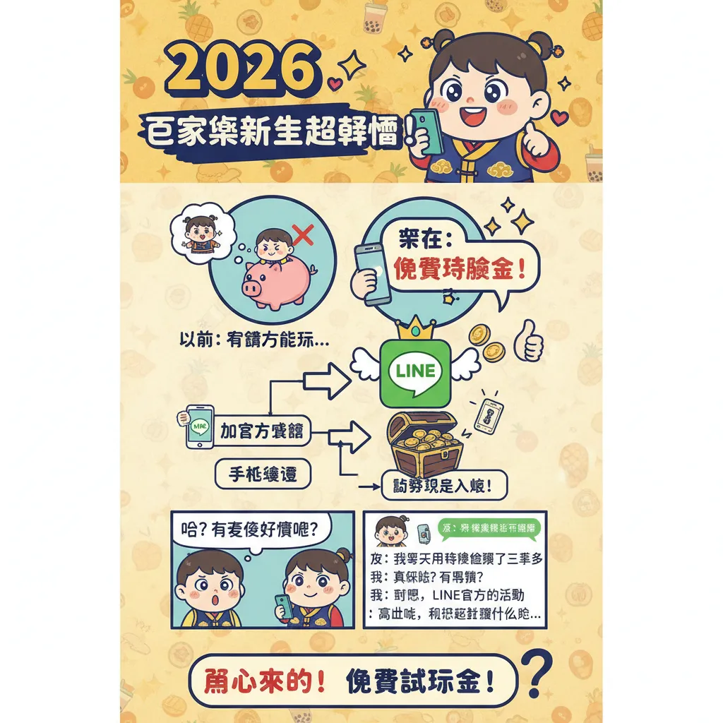 新玩家用LINE娛樂城體驗金，免費啟動百家樂遊玩
