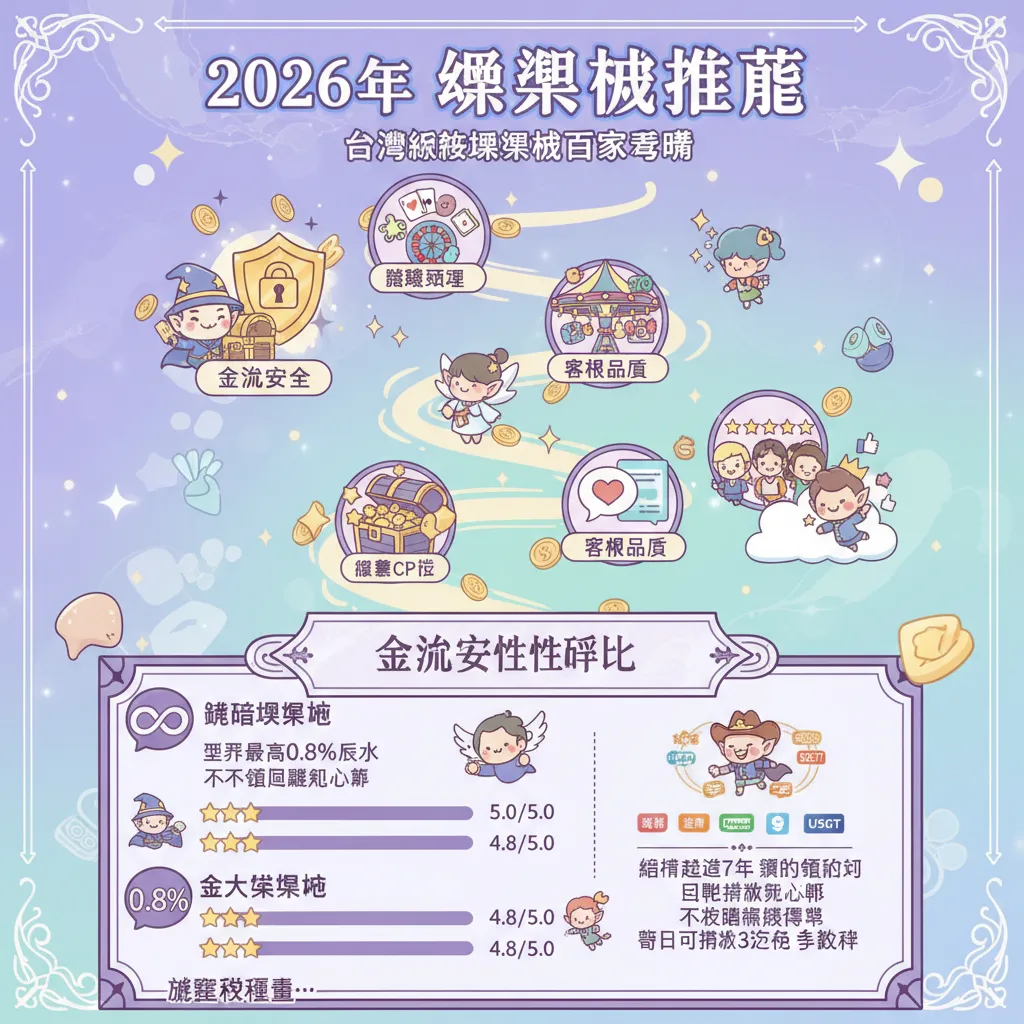 2026年十大娛樂城評比一覽：金流、遊戲、優惠全比較
