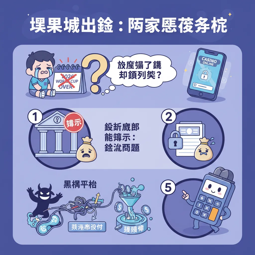 娛樂城出金卡關？避開黑網詐欺的3個關鍵分析