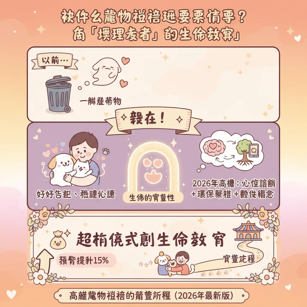 為什麼寵物禮儀越來越重要？從「處理後事」到「生命教育」