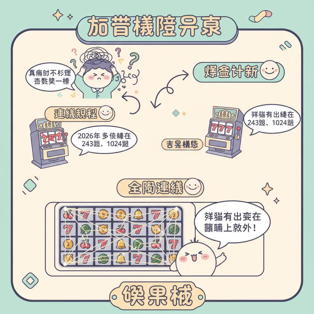 娛樂城老虎機賠率表解密：連線規則、獎金計算與免費遊戲一次搞懂