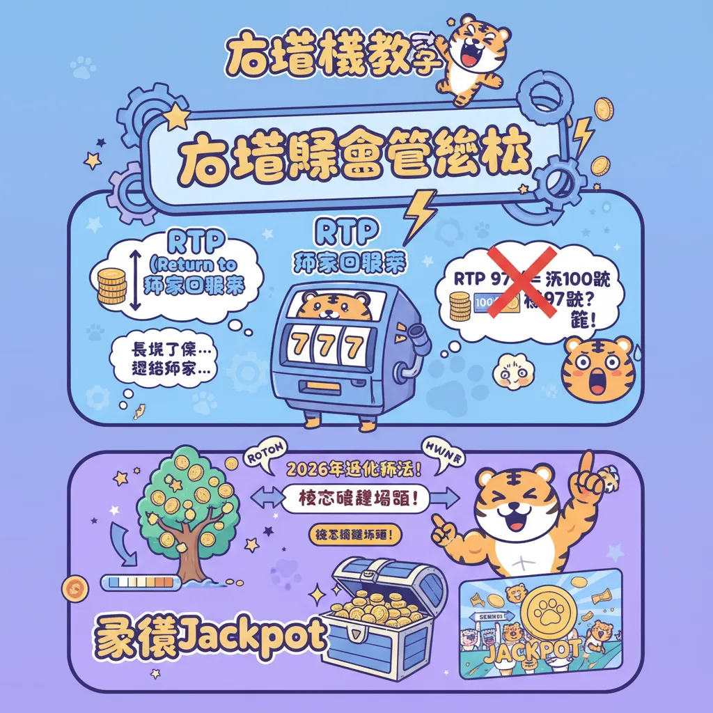 老虎機獎金怎麼拿？搞懂RTP與累積Jackpot祕訣